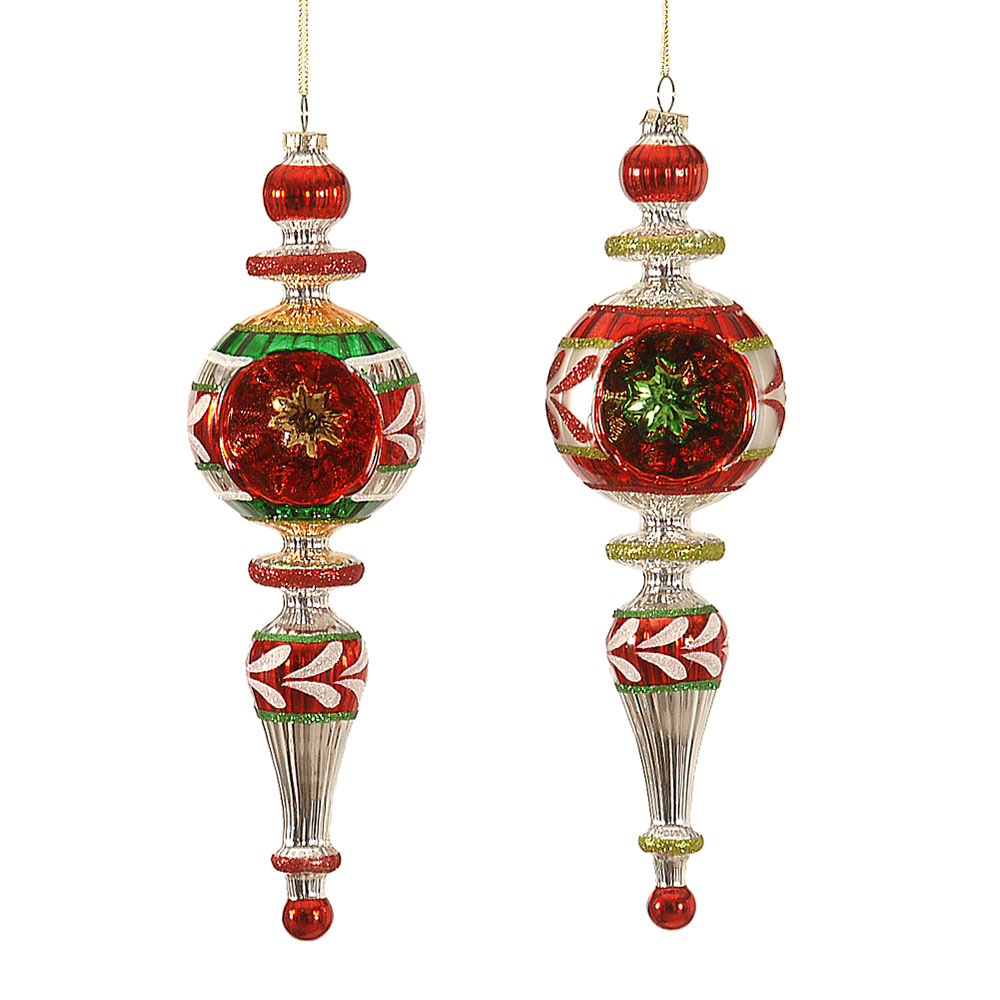 29CM glass icicle ornament, 1ΤΜΧ