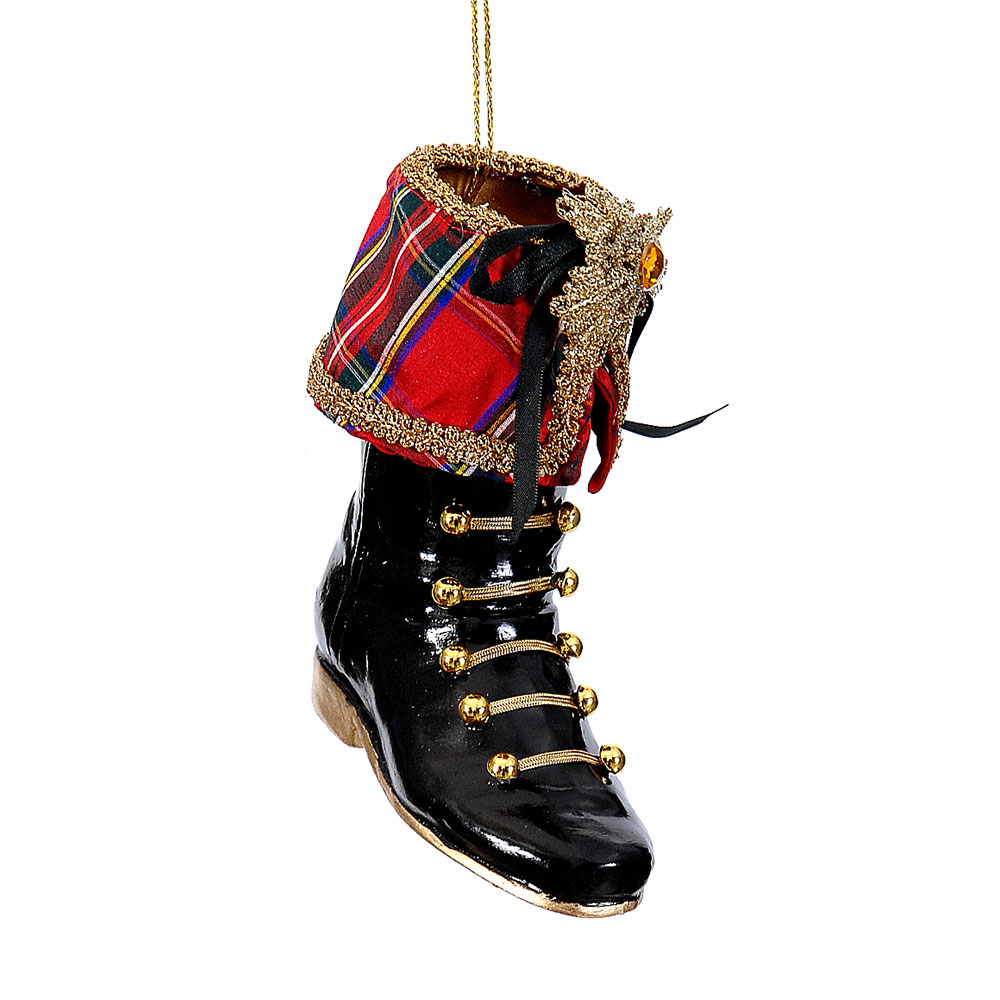 4/24-15cm Black highland shoe ornament