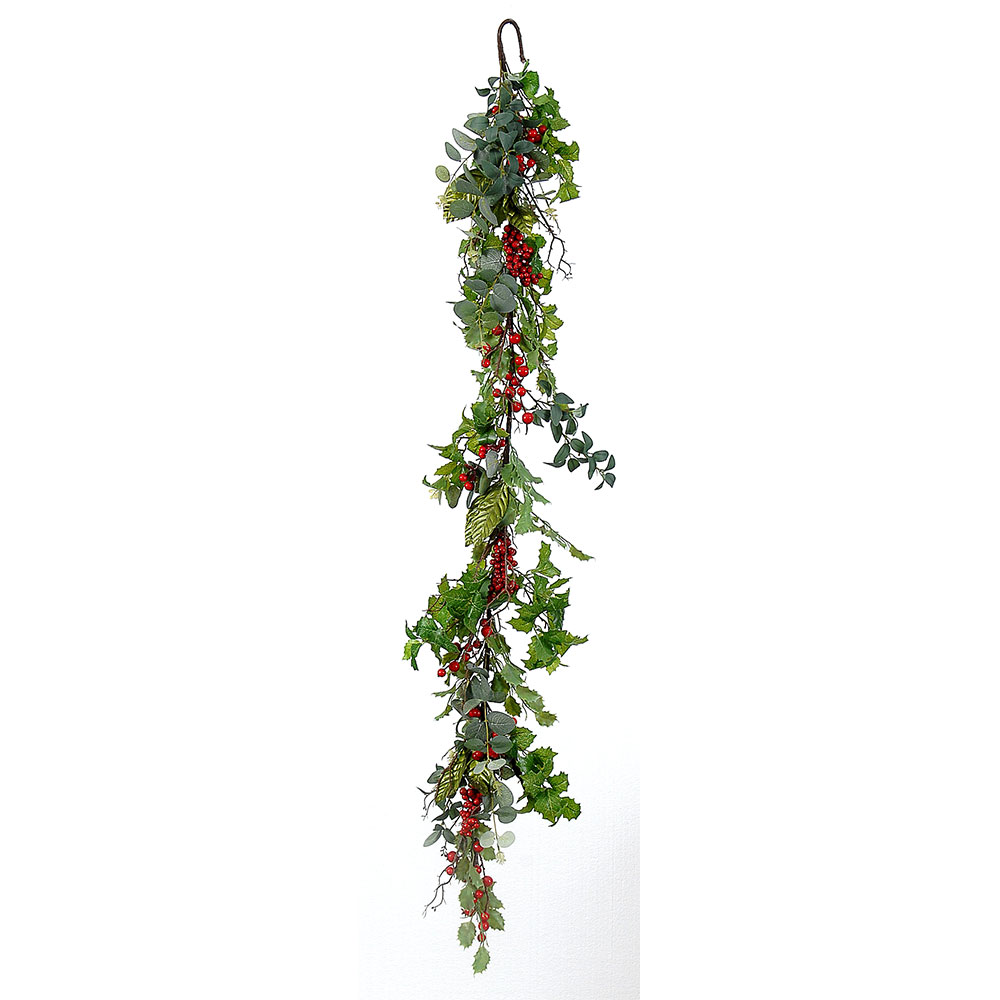 2/12-150cm Garland w/berries