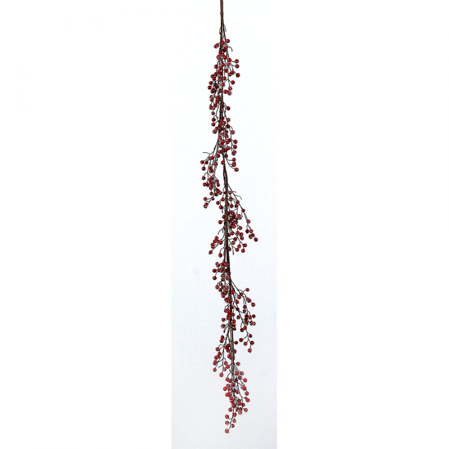 3/36- 150cm garland w/snowy berries