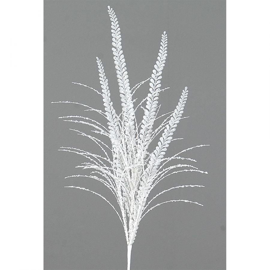 12/120-85cm  white glittered branch