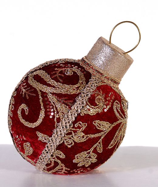 3/18-20cm Red table top bauble