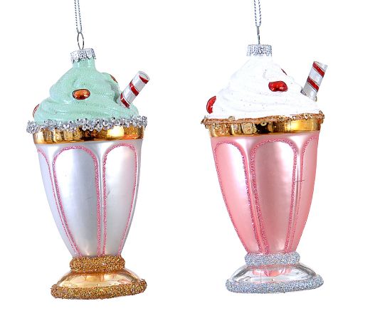 Glass ice cream cup orn 13cm / ΤΙΜΗ ΤΕΜΑΧΙΟΥ