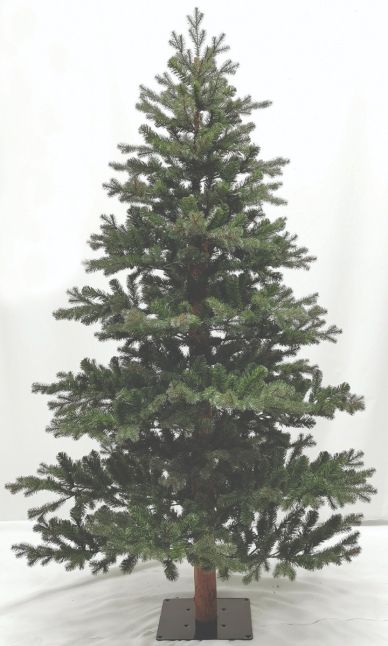 Πράσινο Δέντρο με Ξύλινο Κορμό PE & PVC Φύλλωμα 2.30m