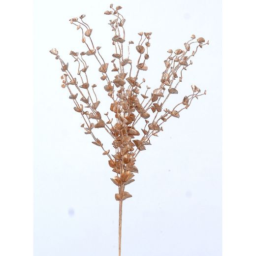 12/72 - 62,50CM Gold Coral Leaves Spray
