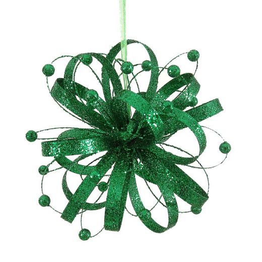 Χριστουγεννιάτικο στολίδι, κρεμαστό, πράσινο, 18cm