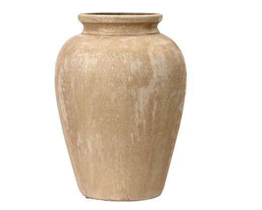 Vase terracotta sand