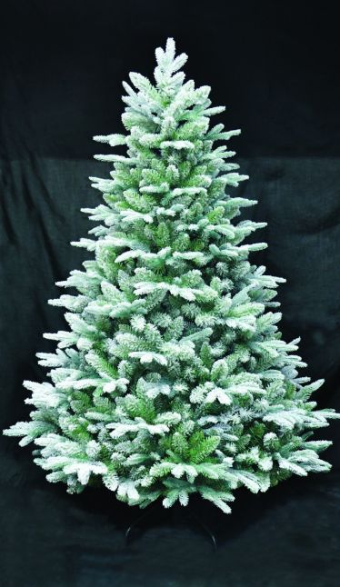 Χιονισμένο Δέντρο Φαρδύ με PE & PVC Φύλλωμα 2.40m