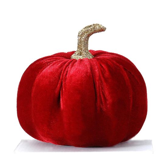 6/36-17cm Red fabric pumpkin