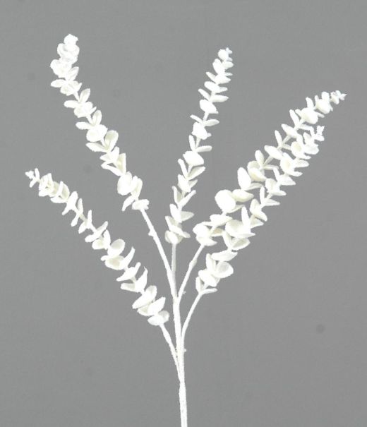 12/96-85cm White glittered branch