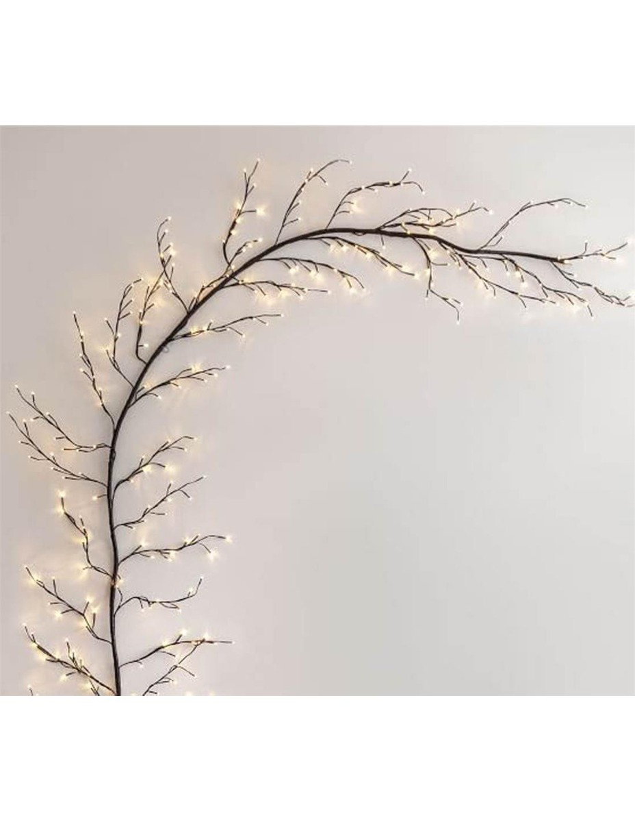 Branch light 2.5m 312led brown wrap/w warm led