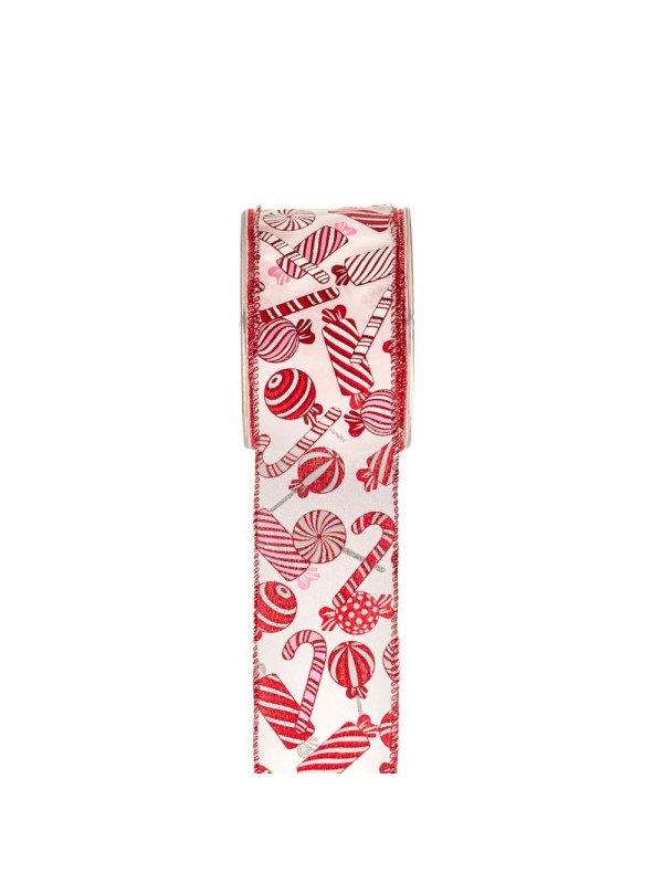 ΚΟ GLITTER CANDY CANES 6,7cmx9m