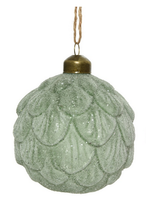 Pinecone glass flock sequins 1ΤΜΧ-Πράσινο